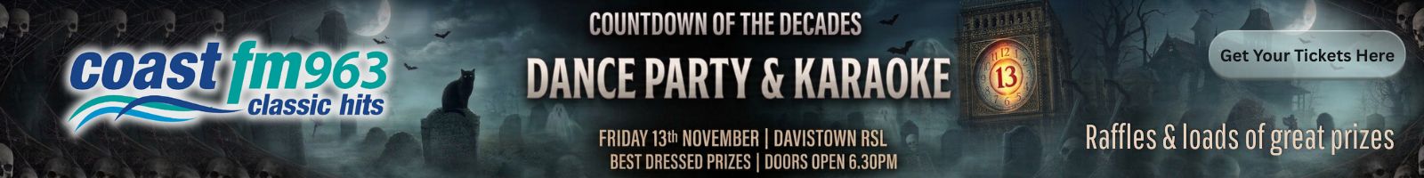 Coast FM 963 Dance Party & Karaoke Fundraiser